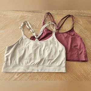 2 racerback bralettes, XL***